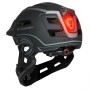 Wozinsky Kids' Full Face Bike Helmet with USB Rear Light S - Gray