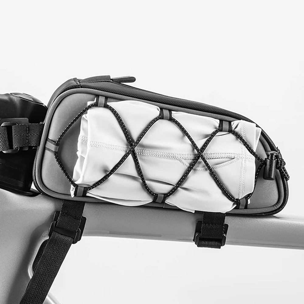 Rockbros 3012010901 bicycle frame bag 0.9 l - silver