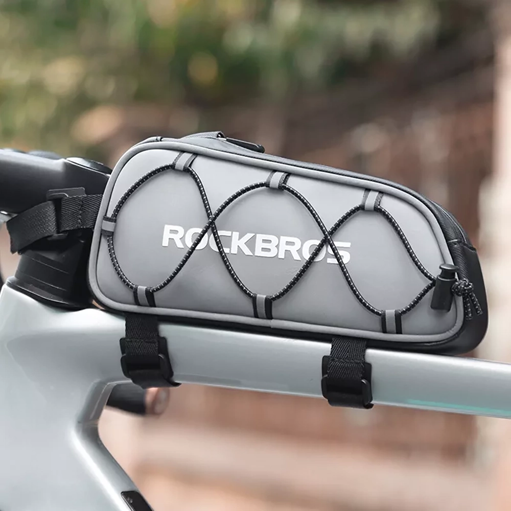 Rockbros 3012010901 bicycle frame bag 0.9 l - silver