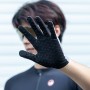 Rockbros Breathable Full Finger Cycling Gloves, Size: M - Gray