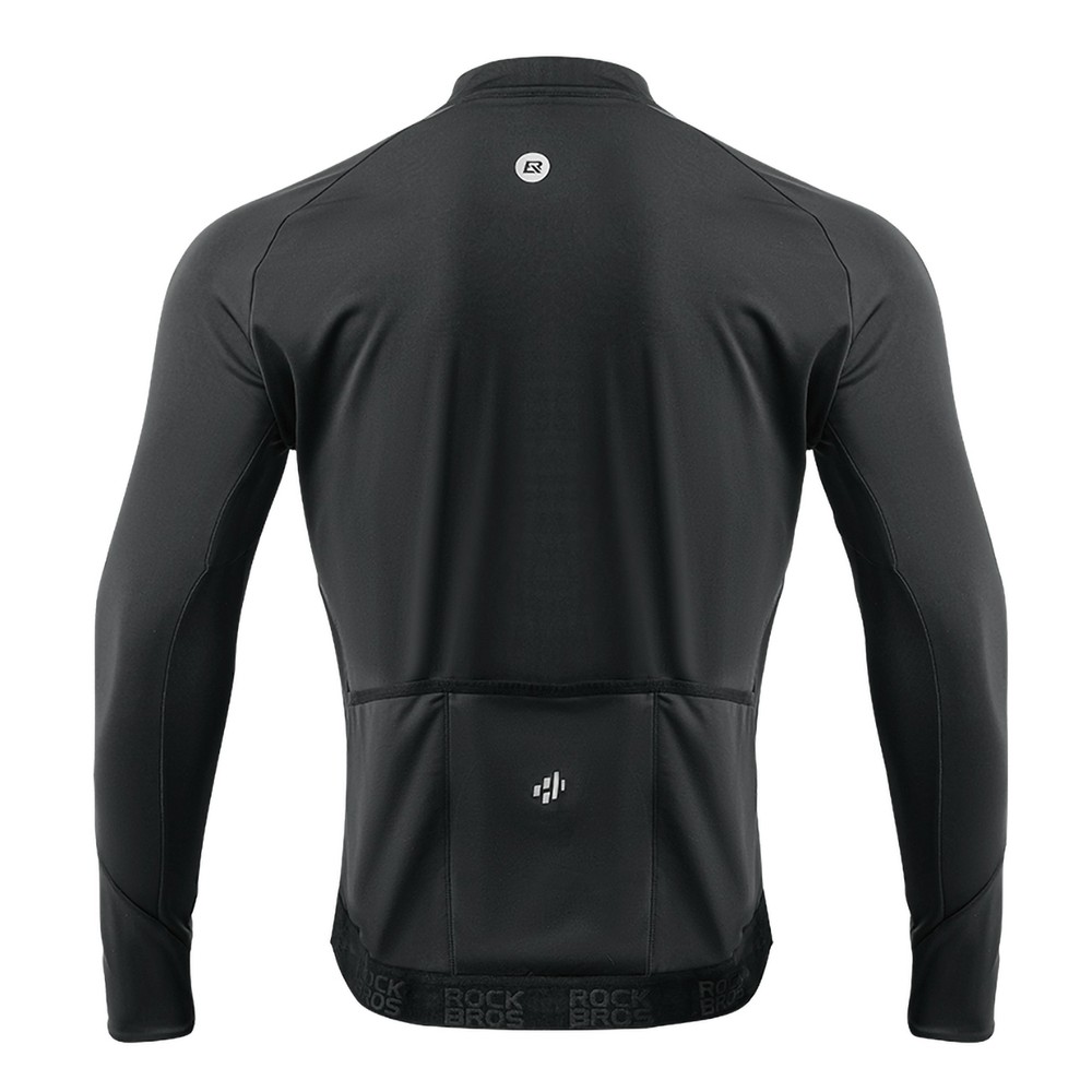 Rockbros Fall/Winter Long Sleeve Cycling Jacket S - Black