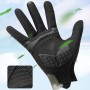 Rockbros cycling gloves spring/summer/autumn, full, size: XXL - green