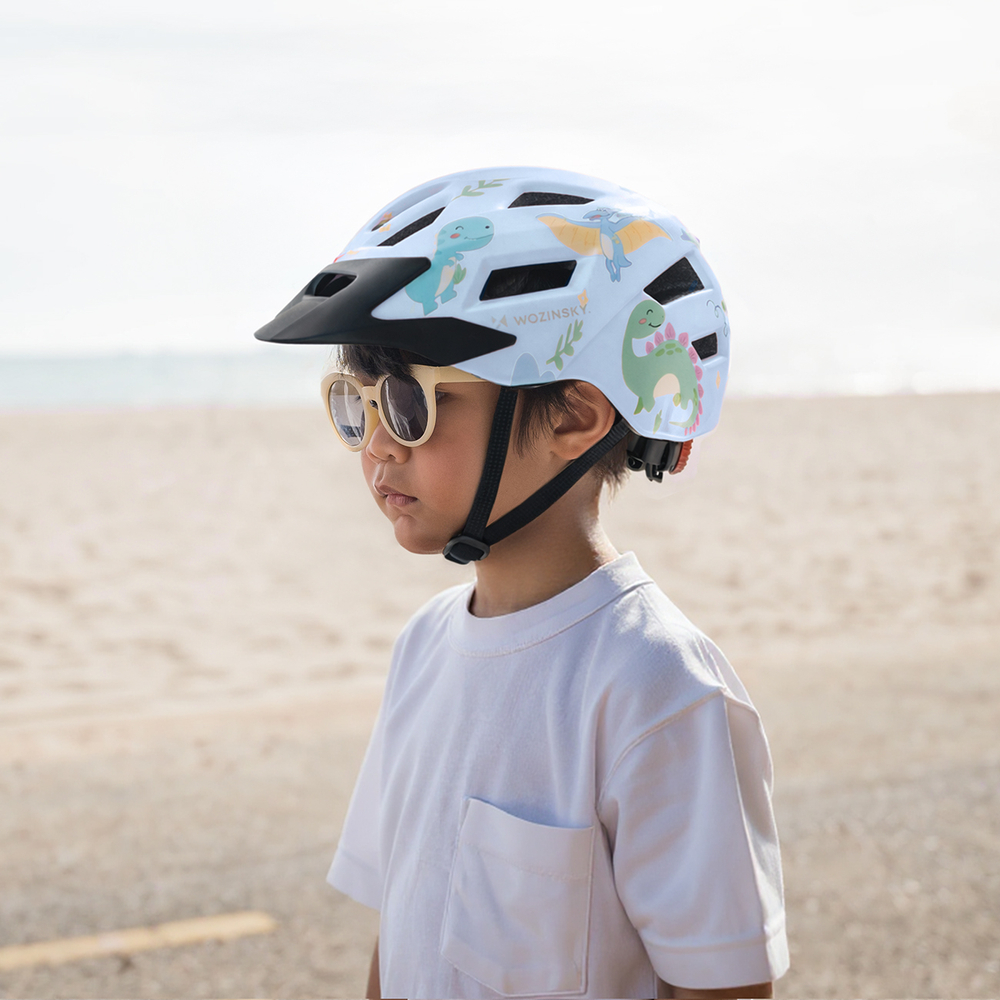 Wozinsky Children's MTB Bike Helmet with Detachable Visor S - Light Blue