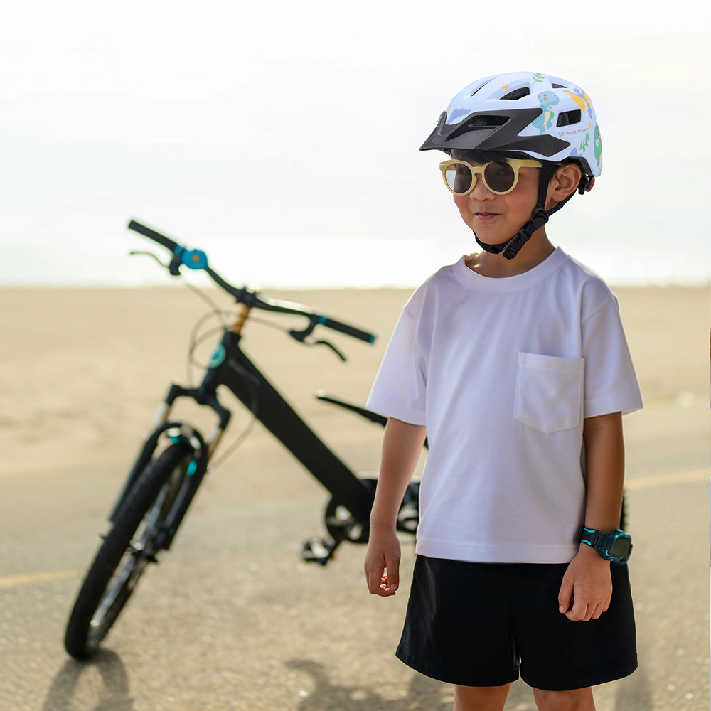 Wozinsky Children's MTB Bike Helmet with Detachable Visor S - Light Blue