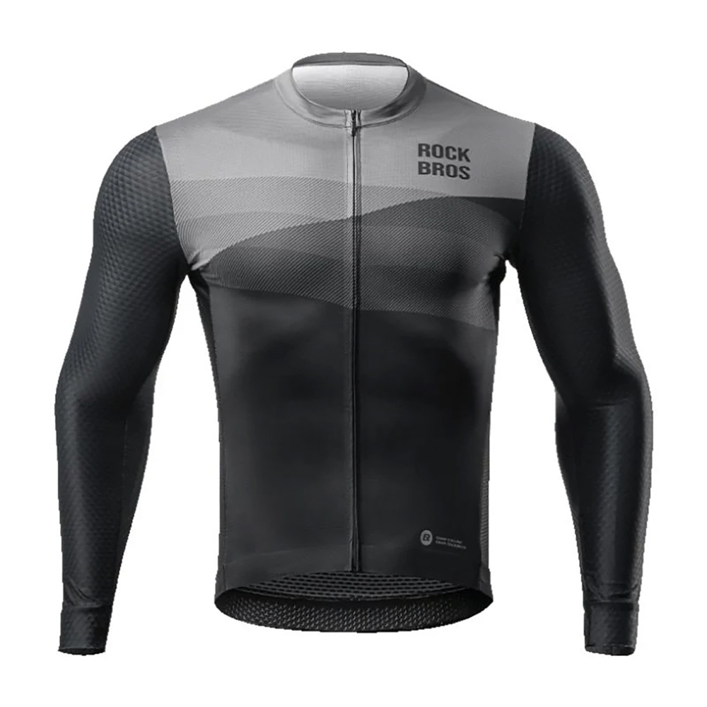 Rockbros 15120009002 Long Sleeve Cycling Jersey Spring/Summer M - Black