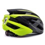 Wozinsky MTB Bike Helmet with Removable Visor and Rear USB Light L - Black and Yellow
