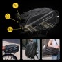 Wozinsky Bike Trunk Bag with Long Strap and Expandable Side Pockets - Black