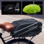 Wozinsky Bike Trunk Bag with Long Strap and Expandable Side Pockets - Black