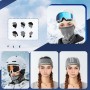 Qunature 11230014001 ski scarf, sports bandana, universal size - gray
