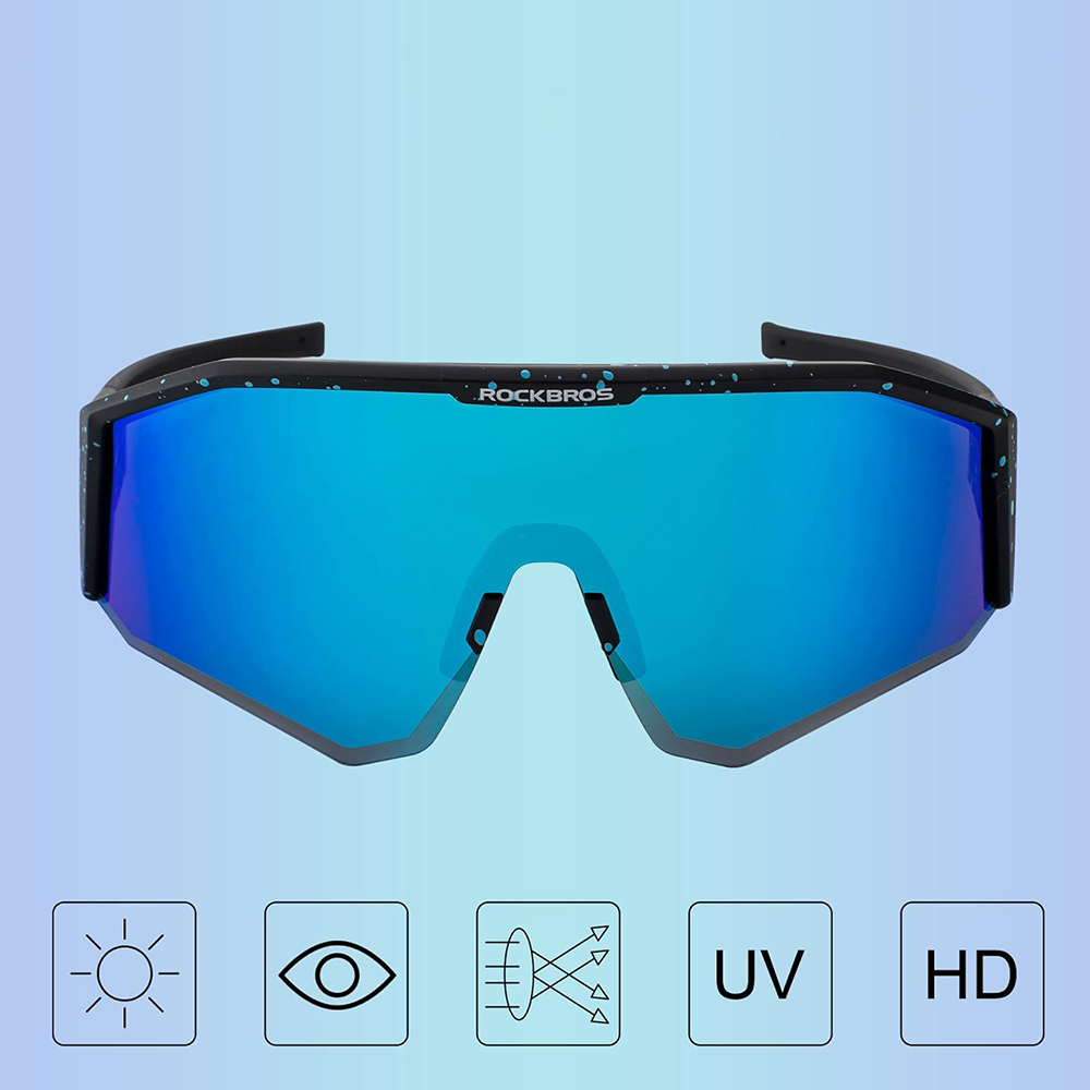 Rockbros SP297 polarizing cycling glasses - black