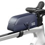 Rockbros 30120122006 Waterproof Bicycle Frame Bag with Magnetic Closure 0.9L - Blue