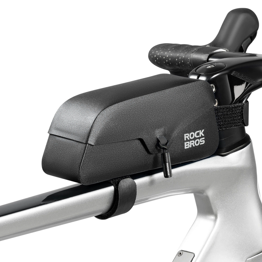 Rockbros 30120122002 Waterproof Bicycle Frame Bag with Magnetic Closure 0.9L - Black