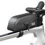 Rockbros 30120122002 Waterproof Bicycle Frame Bag with Magnetic Closure 0.9L - Black