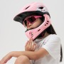 Rockbros TT-32001 Rabbit Children&amp;amp;#39;s Bike Helmet with Detachable Chin Size S (48-52) - Pink