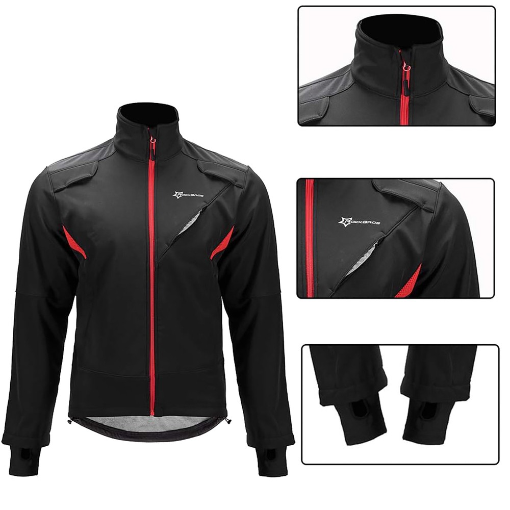 Rockbros YPW021 Windproof Cycling Sports Jacket Size L - Black