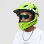 Rockbros TT-32004 Shark Children&amp;amp;#39;s Bike Helmet with Detachable Jaw Size M (54-58) - Green