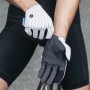 Rockbros sports gloves full spring-summer size M - white and black