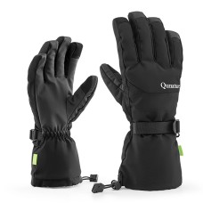 Qunature Finger Style Ski Gloves Size L - Black