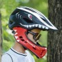 Rockbros TT-32006 Shark Children&amp;amp;#39;s Bike Helmet with Detachable Jaw Size S (48-52) - Black