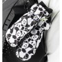 Qunature Panda Heat Transfer Ski Gloves Kids Size S - Black/White