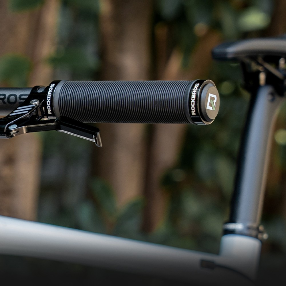 Rockbros Bike Grips Anti-Slip Twist Grips - Black