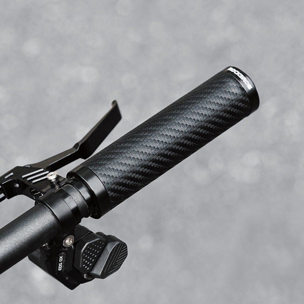 Rockbros Bike Grips Twisted Straight Anti-Slip Grips - Black