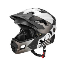 Rockbros TS-61 10110061005 Children's Bike Helmet with Detachable Chin Size S (48-52) - Gray