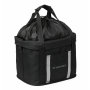 Wozinsky fabric bicycle basket large - black
