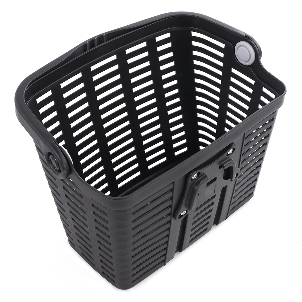 Wozinsky WKR-PK plastic handlebar bicycle basket - black