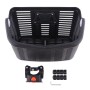 Wozinsky WKR-PK plastic handlebar bicycle basket - black