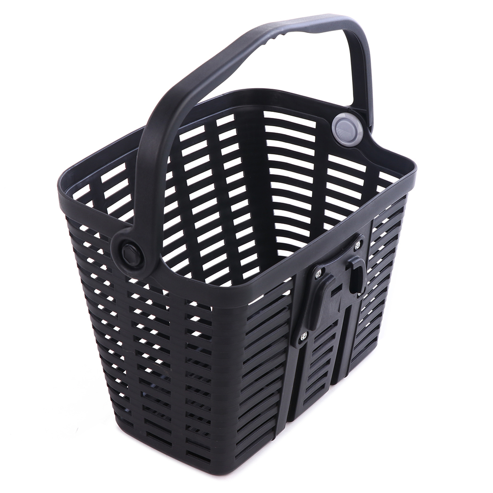 Wozinsky WKR-PK plastic handlebar bicycle basket - black