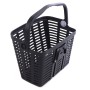 Wozinsky WKR-PK plastic handlebar bicycle basket - black