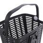 Wozinsky WKR-PK plastic handlebar bicycle basket - black