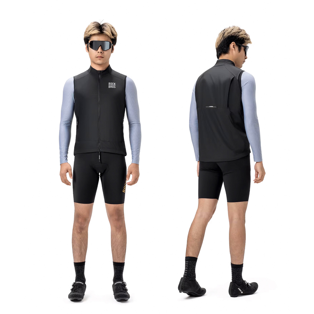 Rockbros YDMJ003 Windproof Vest Spring/Autumn Size XXL - Black
