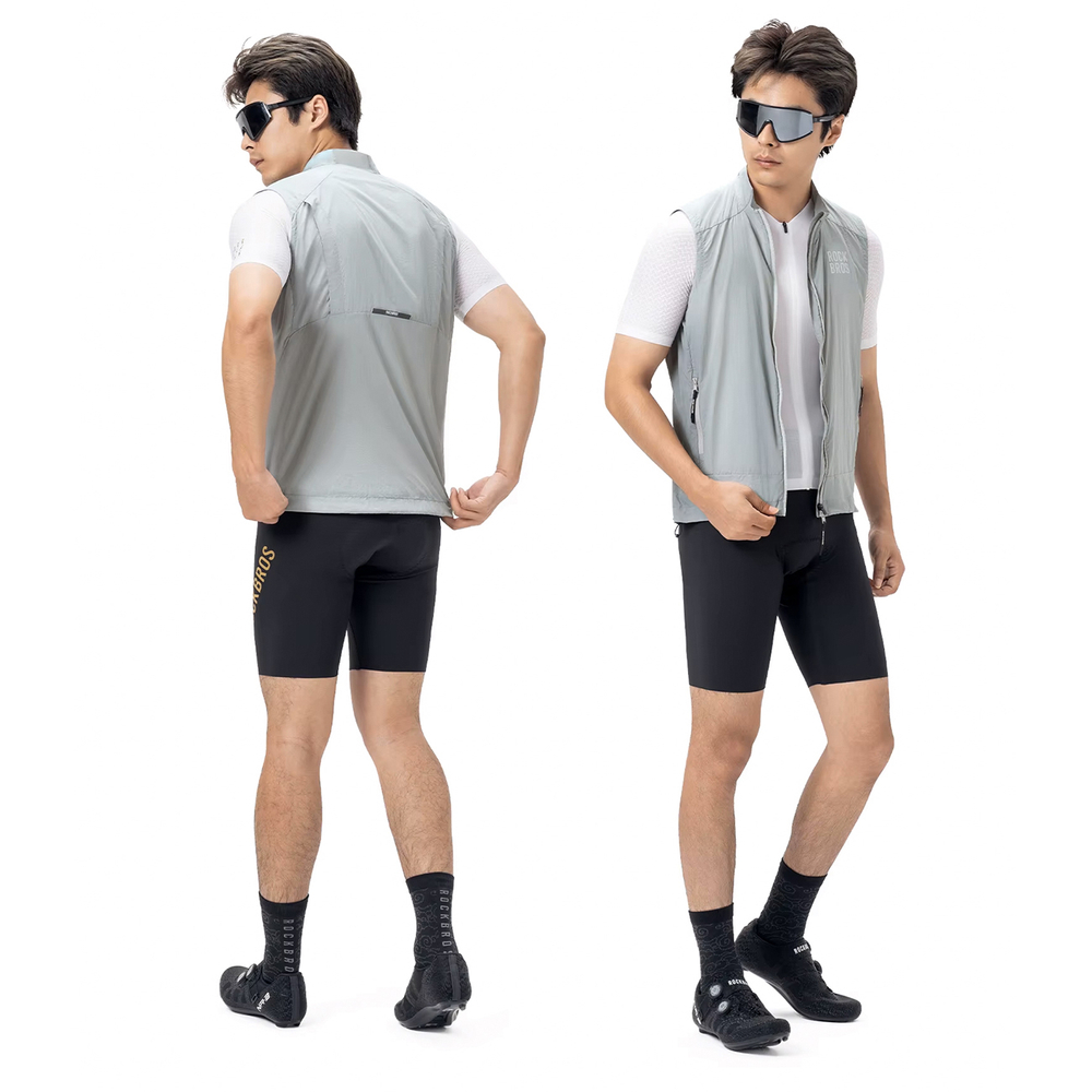 Rockbros YDMJ003 Windproof Vest Spring/Autumn Size XS - White/Gray