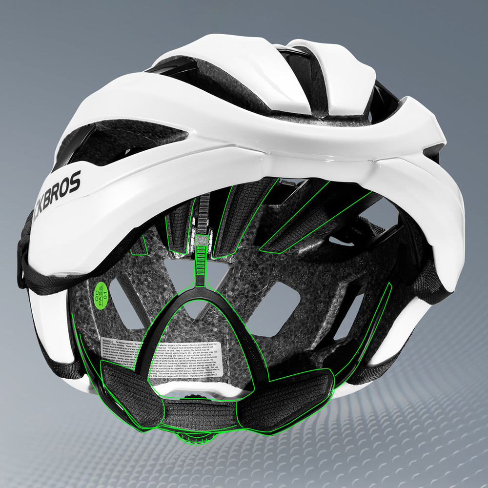 Rockbros LK-79 Bike Helmet 58–62 cm - White