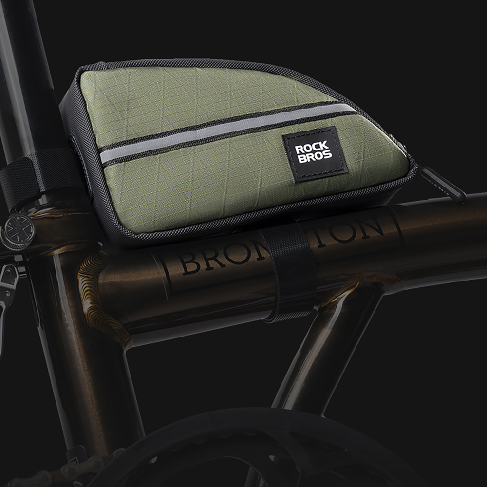 Rockbros Triangle Bike Frame Bag 0.8l - Brown