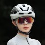 Rockbros LK-15 Carbon Fiber Bike Helmet 58-62cm - Light Gray