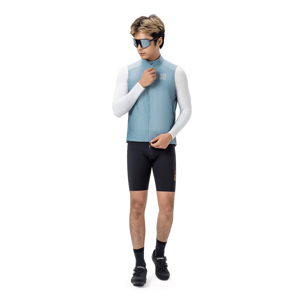 Rockbros YDMJ003 Spring/Autumn Windproof Vest Size XL - Blue