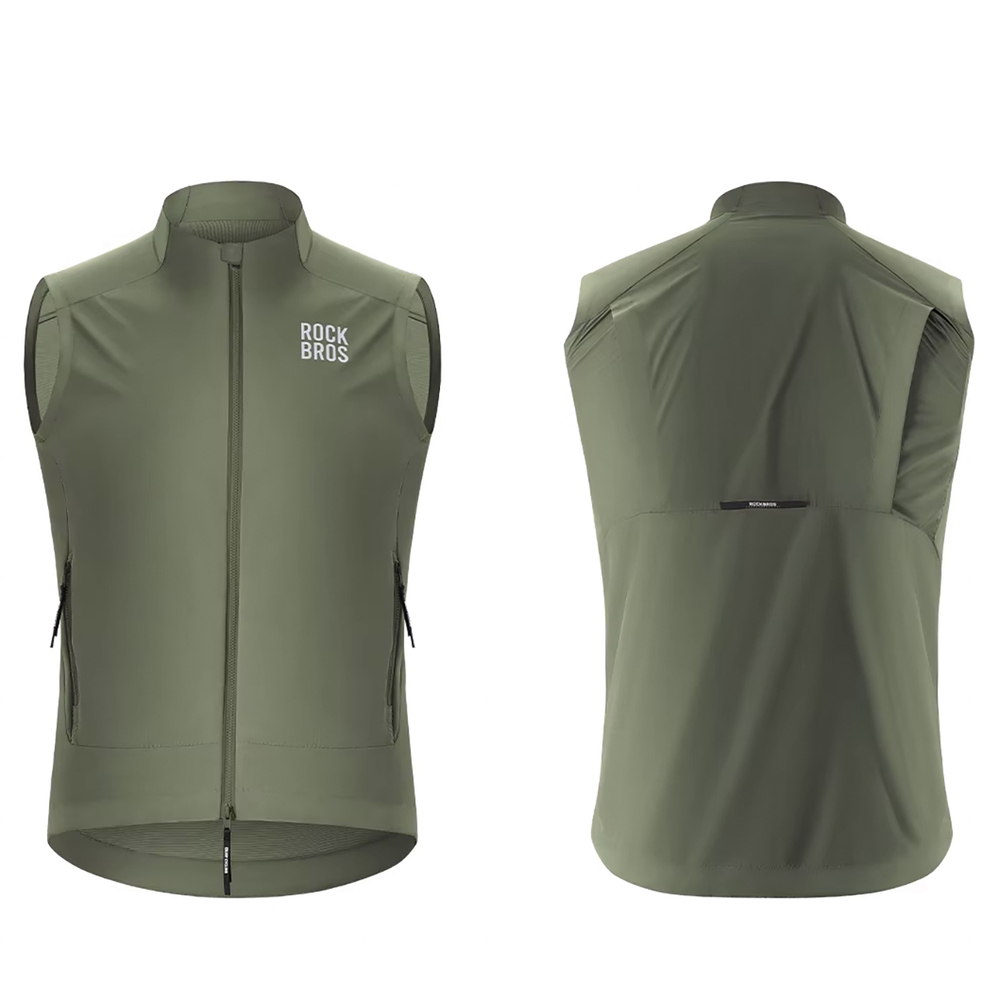 Rockbros YDMJ003 Windproof Vest Spring/Autumn Size S - Green