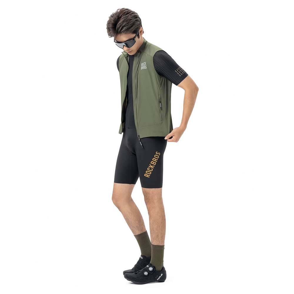Rockbros YDMJ003 Windproof Vest Spring/Autumn Size S - Green
