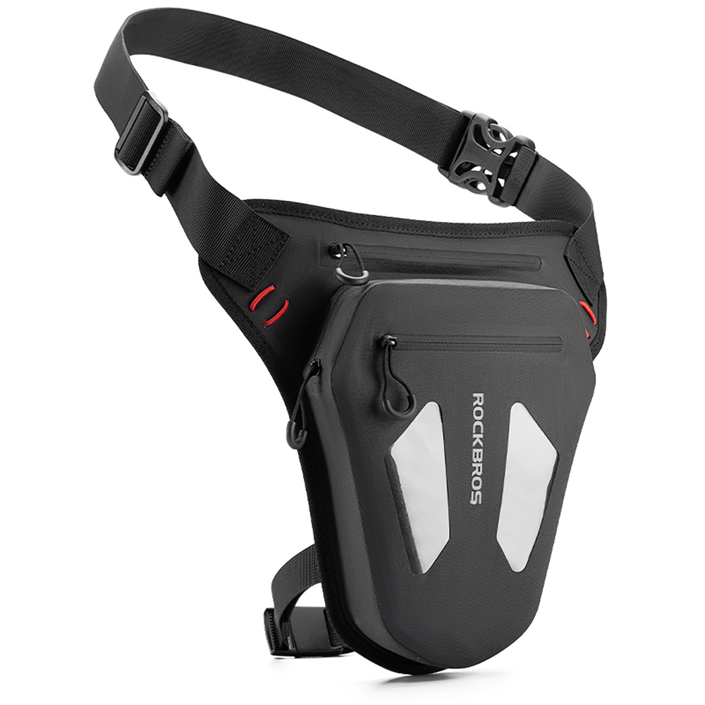 Rockbros Motorcycle Bag for Leg, Thigh, Waist, Shoulder - Black