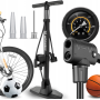 Wozinsky WPR-02 Floor Bicycle Pump - Black