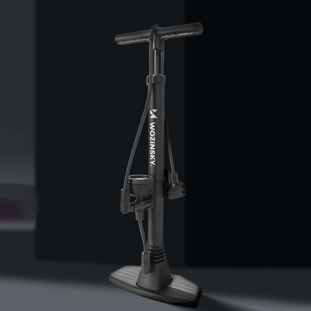 Wozinsky WPR-02 Floor Bicycle Pump - Black