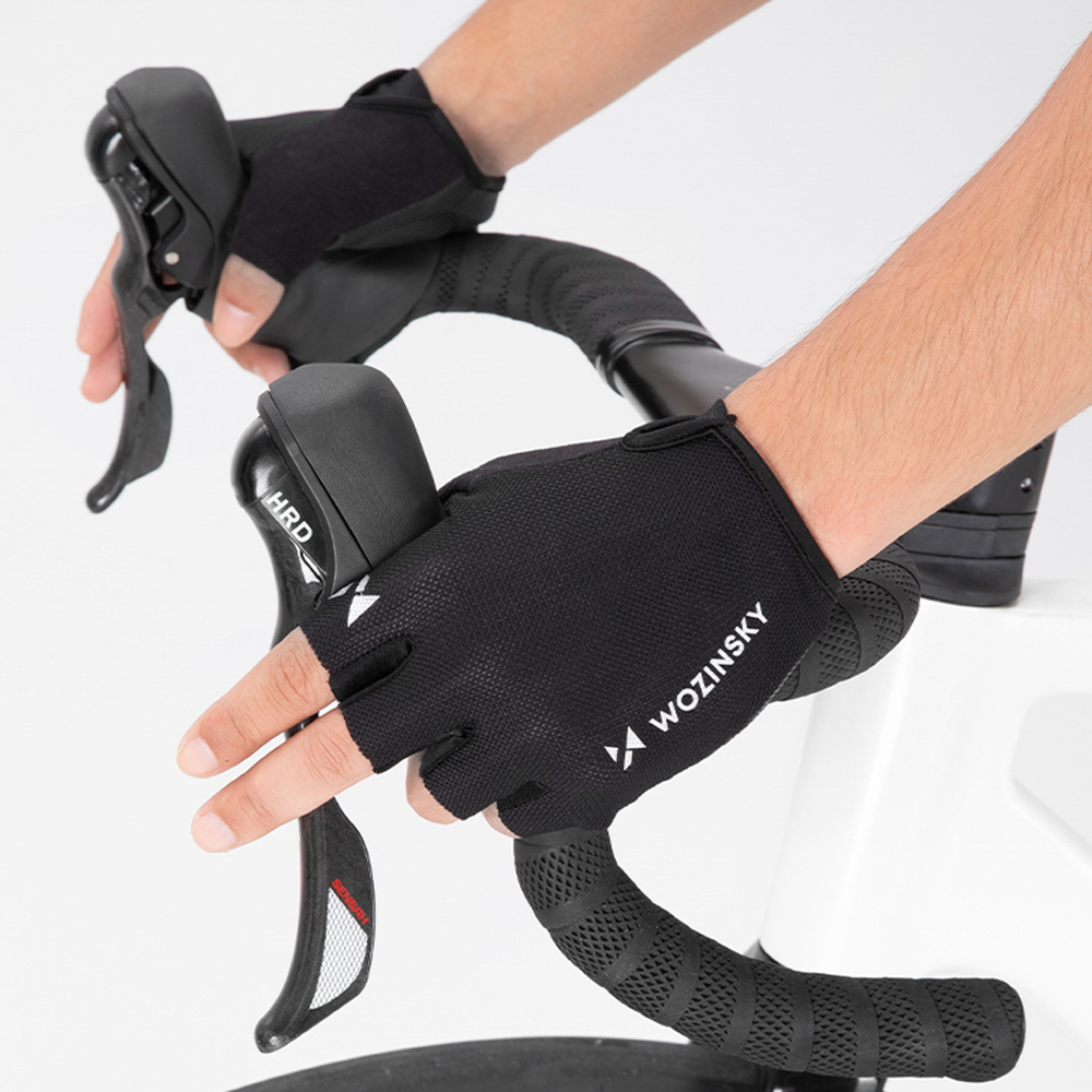 Wozinsky WRR-01L cycling gloves size L - black
