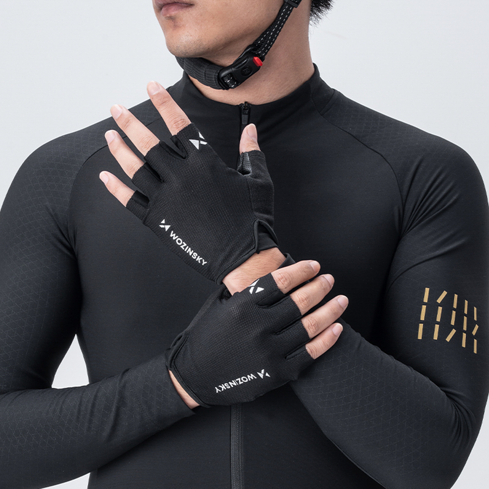 Wozinsky WRR-01M cycling gloves size M - black