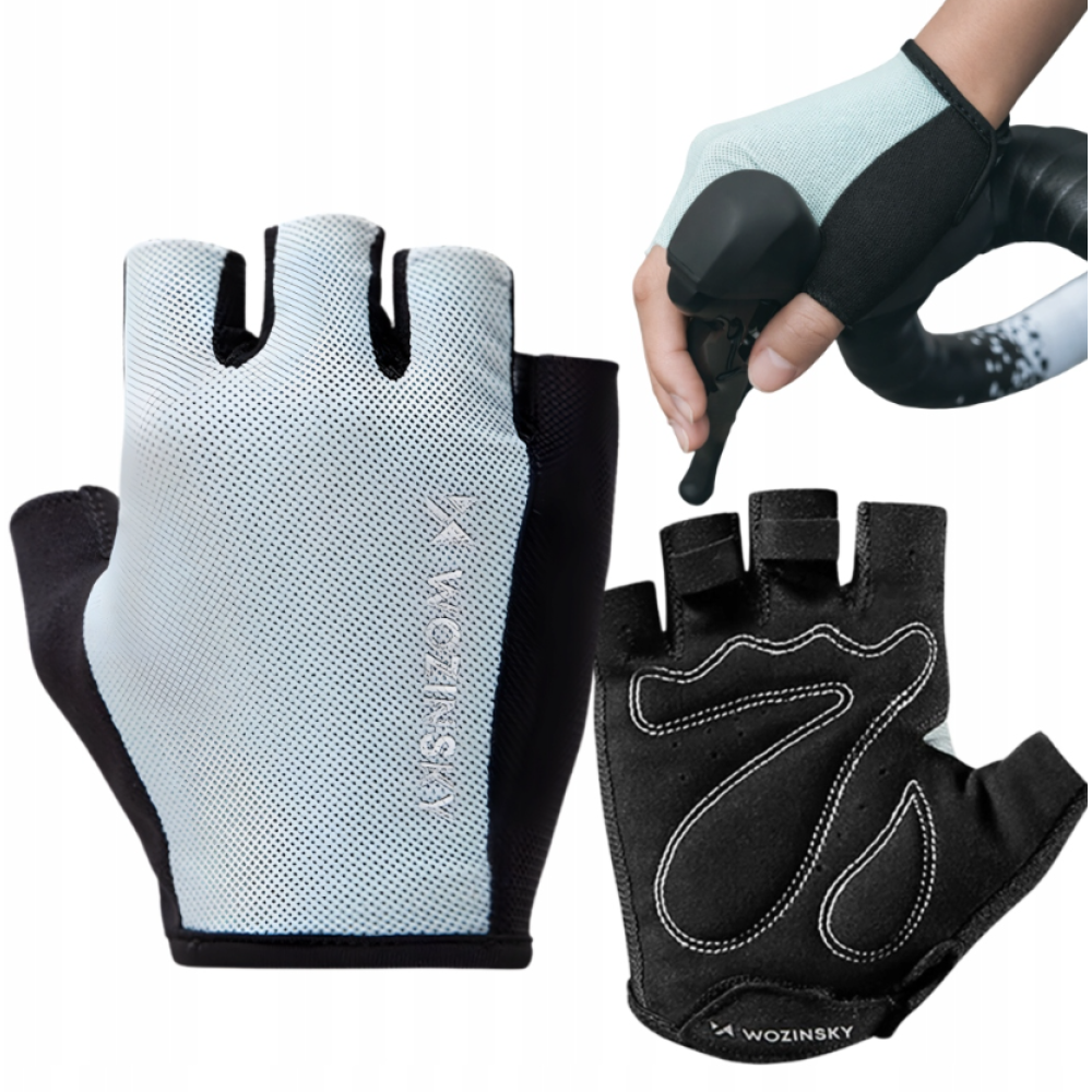 Wozinsky WRR-02L Cycling Gloves Size L - Gray