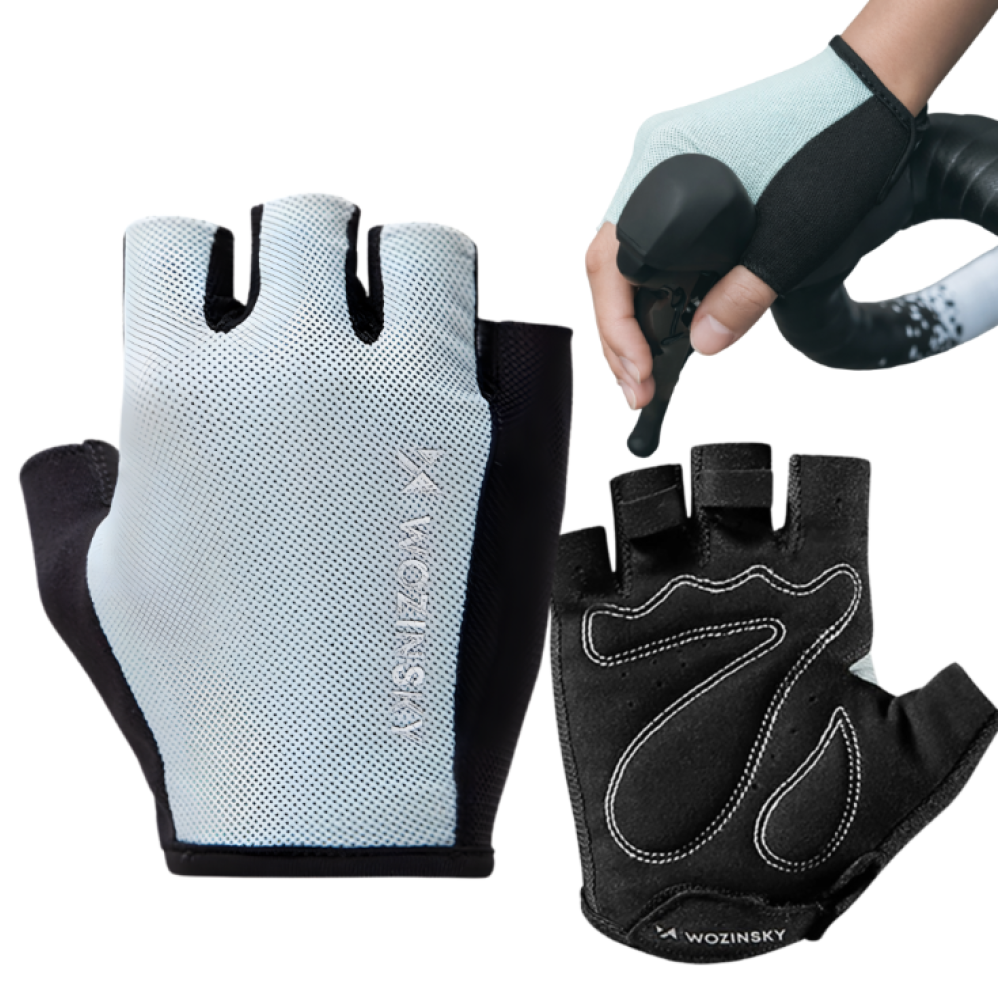 Wozinsky WRR-02M cycling gloves size M - gray