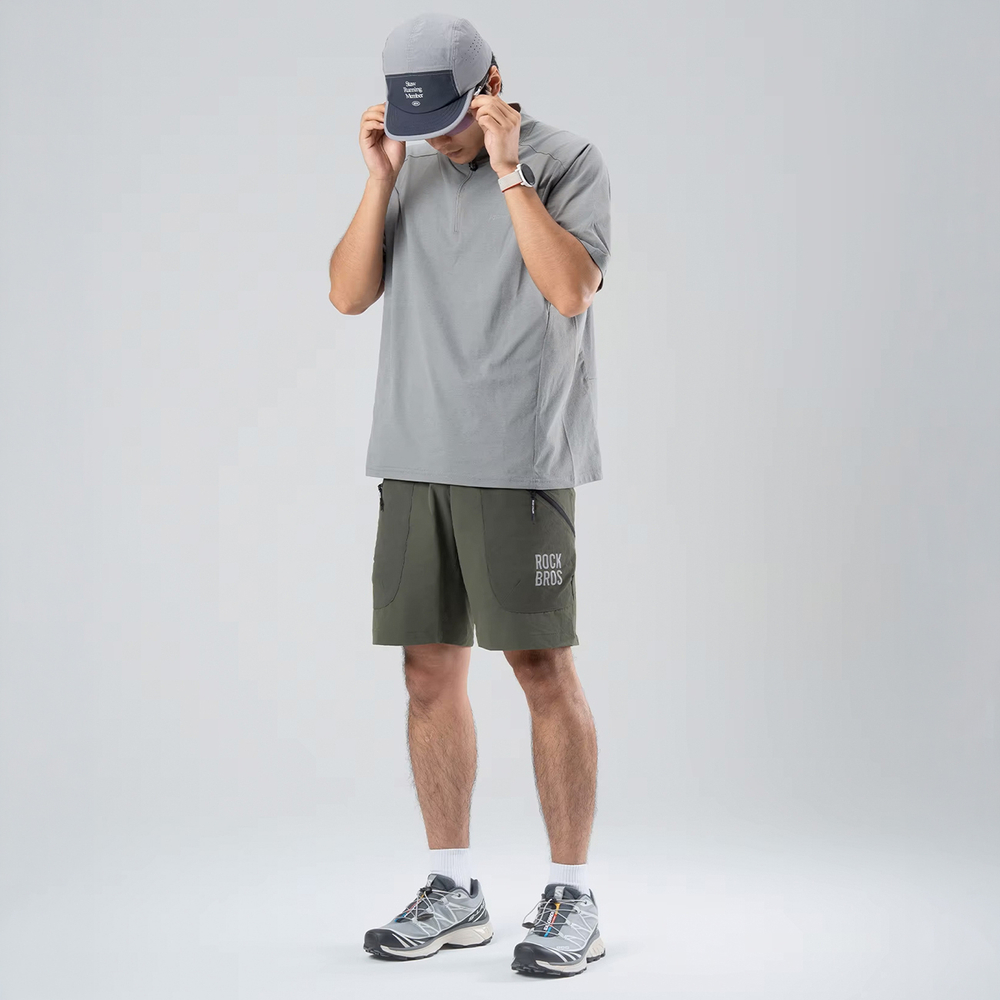 Rockbros YDDK015 shorts with belt size S - green
