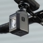 Rockbros M8 1600lm front bike light with remote control 10m rechargeable 4000 mAh - black